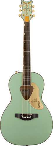 Guitarra Electroacústica Gretsch Acoustic Collection G5021e Rancher G5021wpe Para Diestros Mint Metallic Laurel Brillante