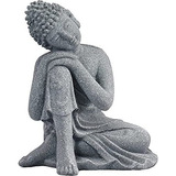 Adorno Acuario De Piedra Arsenica Budha Zen 10cm Mozhixue
