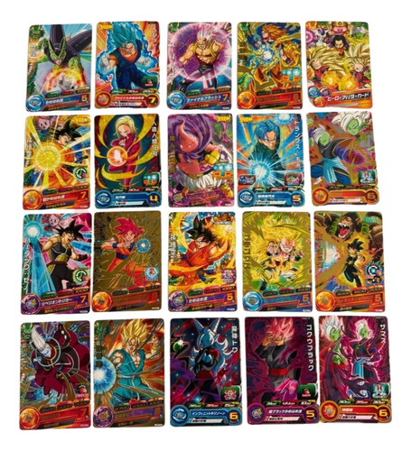 Dragon Ball Heroes 60 Cartas Tarjetas Promocionales (lote 1)