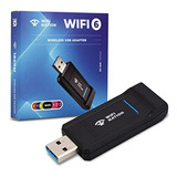 Adaptador Wifi 6 Ax1800 2t2r Usb 3.0 | 802.11ax Gigabit | Wp