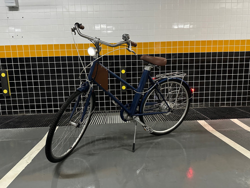 Bicicleta Elétrica Vela 1 Low 2017 Azul Vintage -retirada Sp