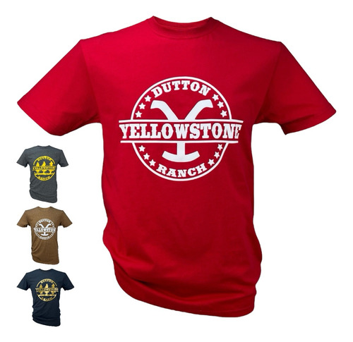 Playeras Yellowstone Dutton Ranch Serie Camisetas Vaqueras