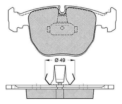 Pastillas Freno Para Bmw Serie 7 740i V8 94/ Delantera Texta Foto 4