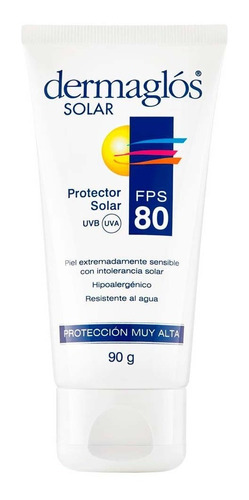 Protector Solar Dermaglos Fps80 Crema 90g