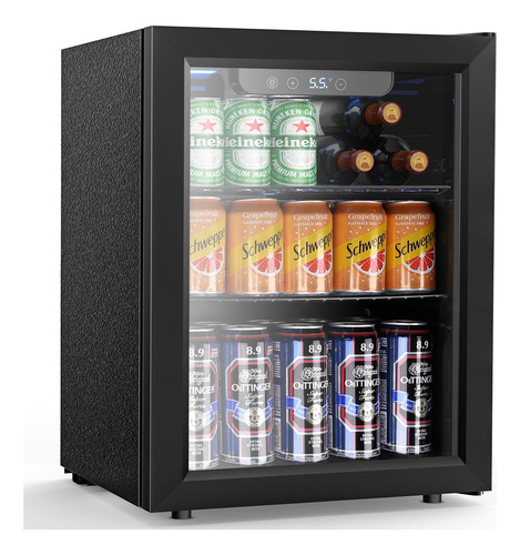 Joy Pebble Refrigerador De Bebidas Para 68 Latas, Mini Refri