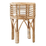 Macetero Pie Rattan Recto Chico Portamaceta 30x40cm