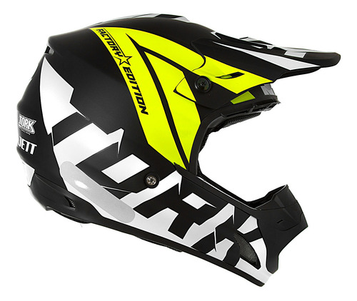 Capacete De Trilha Motocross Off Road Factory Edition Neon