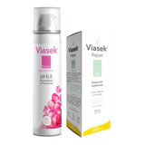 Combo Viasek Espuma Higiene Ph 6.8 + Repair Gel Reparador