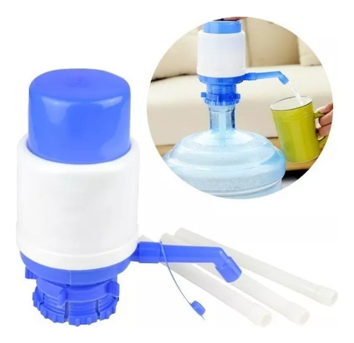 Dispensador De Agua Para Bidón De 10/20lt Bomba Manual Blanc