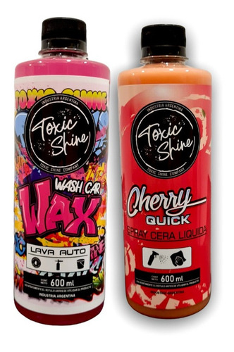 Toxic Shine Kit Economico Lava Auto Wax + Cera Cherry Quick