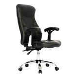 Silla Ejecutiva En Cuerina Reclinable Giratoria Para Oficina