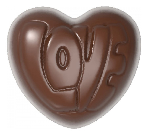  Molde Para Bombones De Corazones Love Chocolate World