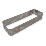 Molde Cintura Rectangular 12x4cm Microperforada Acero 