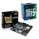 Kit Intel Core I5-7400 + Placa Mãe Asus H110m-cs/br