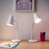 Ikea Lámpara De Trabajo De Mesa Led, Blanco Fubbla