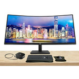 Monitor Hp P34hc G4 Curvo 34  2k Wqhd, 2-pack Con Altavoces,