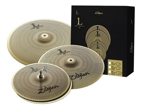 Set De Platillos Zildjian Lv468 L80 Low Volume Cymbal Pack