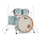 Bateria Pearl Master Maple Complete 4 Cuerpos Blue Oyster