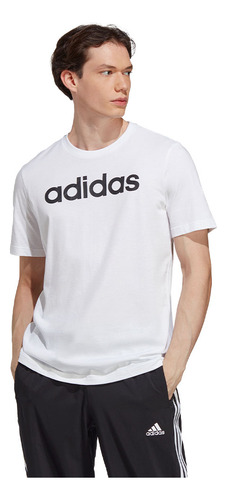 Remera adidas Core Essentials Logo Lineal Bordado  9265 Dash