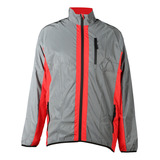 Chaqueta Reflectante Impermeable Para Correr Y Andar En Bici