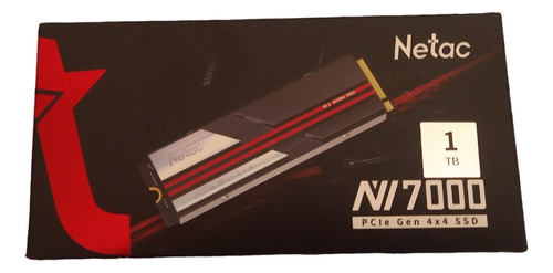 Imperdível!!! Ssd Nvme Netac Nv7000 Com Dissipador 1tb 7200 M