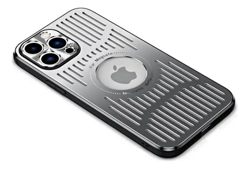 Case Em Alumínio Shield Para iPhone 12 13 14 15 Pro Max Plus