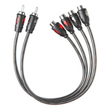 Rockrix Cable Divisor Adaptador En Y De Altavoz De Audio Rca