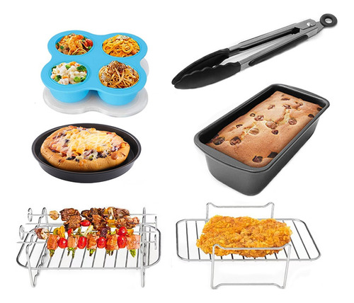 Freidora Doble Foodi De Kitchen Tools, Cesta Antiadherente