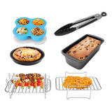 Freidora Doble Foodi De Kitchen Tools, Cesta Antiadherente