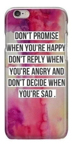 Funda Celular Rosa Angry Happy Frases Motivacion Toda Marc *