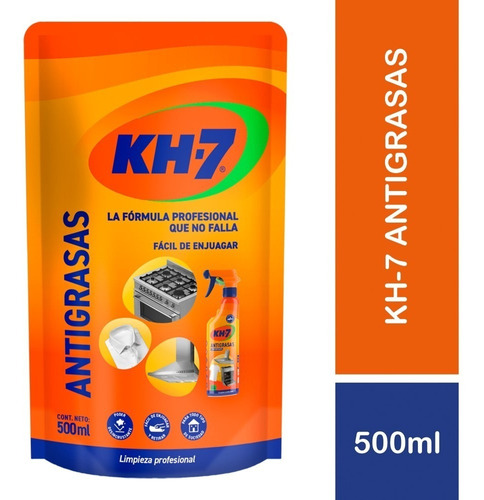 Antigrasa Kh-7 Recarga 500 Ml