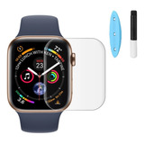 Pelicula Para Apple Watch 41mm Nano Uv Vidro C/ Borda Curva