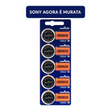 100 Baterias Sony Cr2032 3v - Placa Mãe Portão Controle 