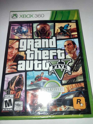 Grand Theft Auto 5 Xbox 360 Nuevo Y Sellado