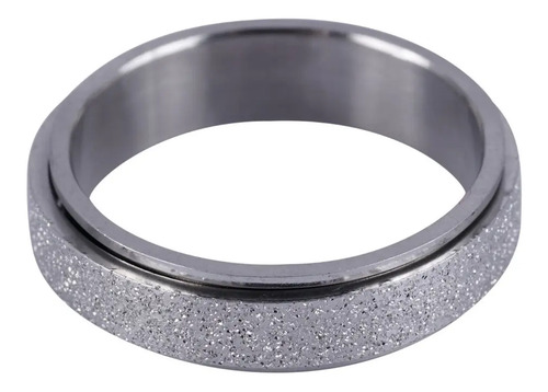 Anillo Hombre Anti Ansiedad Acero Inoxidable Regalos Luckman