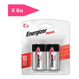 Pila C Energizer X 6u - Maxe93 - Alcalina - Blister -mediana