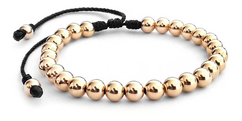 Pulsera Con Oro Laminado 18k De 6mm Iconic Store