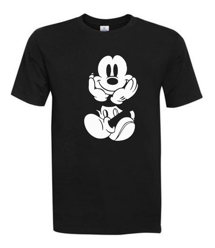 Polera Mickey Mouse Mujer 100% Algodón