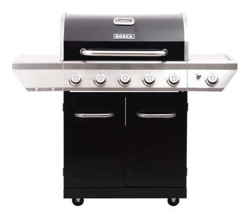 Parrilla A Gas Bosca Black Premium 5q+1