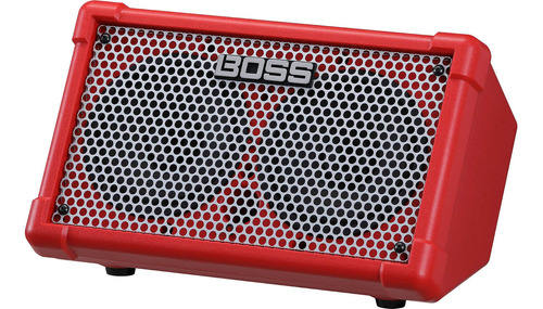 Boss Cube-st2-r Amplificador Estéreo Multiuso 10w Color Rojo