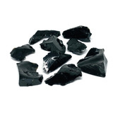 Pedra Obsidiana Negra Bruta 100g Elimina Energia Negativa