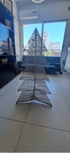 Árbol De Navidad Moderno Plegable Totalmente Escarchado 40cm