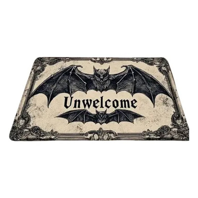 Felpudo Gótico Decorativo Para Fiesta De Halloween, Puerta D | Envío gratis