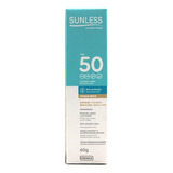 Sunless Protetor Facial Com Base Fps 50 60g