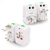 Kit 2x Adaptador Tomada Plug Cancun México Punta Cana Caribe