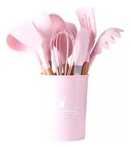 Kit De Utensílios De Cozinha De Silicone, 12 Peças, Cup Scoo