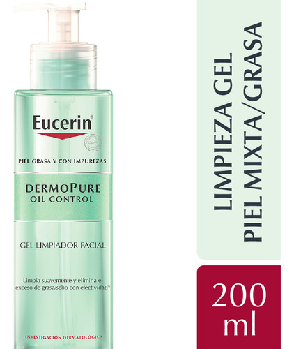 Eucerin Dermopure Gel Limpiador Anti Acne 200ml