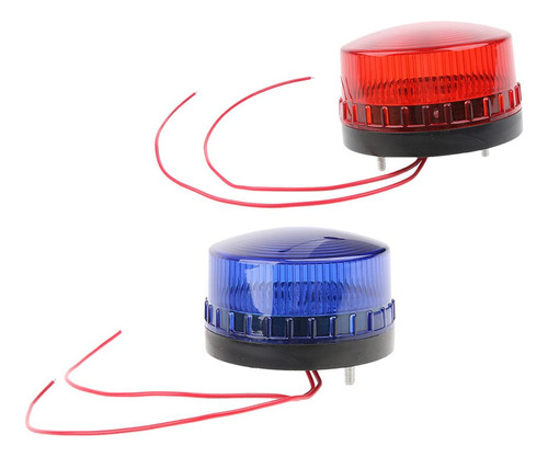 Balizas De Lámpara Estroboscópica De Roja Y Azul De 2pcs