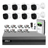 Kit Seguridad Dahua Full Hd Dvr 8ch Disco 1tb 8 Camaras 2mpx