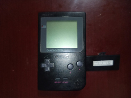 Gameboy Pocket Negro Con Tapa Original 